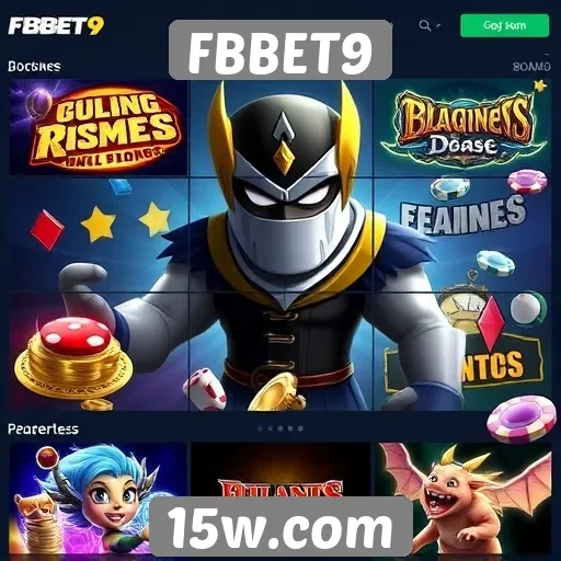 Variedade de jogos disponível no FBBET9
